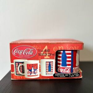 Coca Cola 4 Piece 11 OZ Mug Set